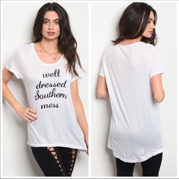 SALE - Well Dressed, Southern Mess Tee - Picture 3 of 3